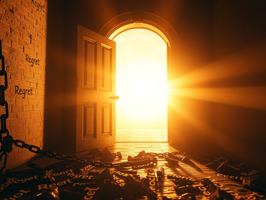 Abandonner le mot “Regret” de mon vocabulaire.